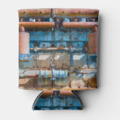 古くて錆びたアトラス帝国ディーゼルエンジンInde 缶クーラー (正面)