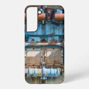 古くて錆びたアトラス帝国ディーゼルエンジンInde Samsung Galaxy S22+ケース