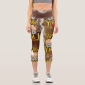 古くない カプリレギンス (正面)