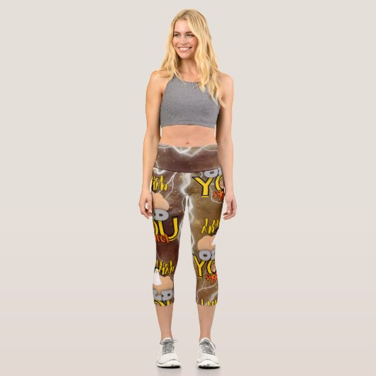 古くない カプリレギンス (正面)