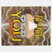 古くない フリースブランケット (正面(横))