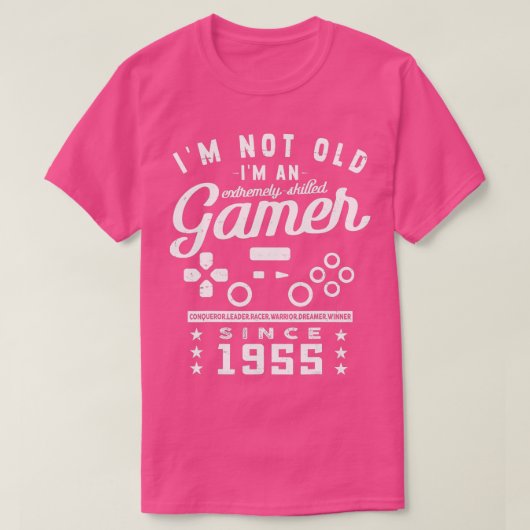 古くないIm熟練した1955ビデオゲームGaming Tシャツ (デザイン正面)