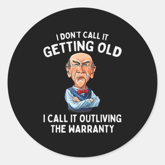 古くなったと呼ぶな私が住まいを超えて呼ぶ ラウンドシール (正面)