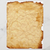 古くなったヴィンテージの丸くなったレターヘッド (正面)