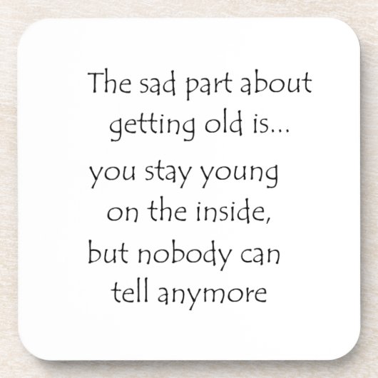 古くなった事の悲しい部分 コースター (正面)