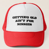 古くなることはいくじなし-トラック運転手のスタイルの帽子のためではないです キャップ (正面)