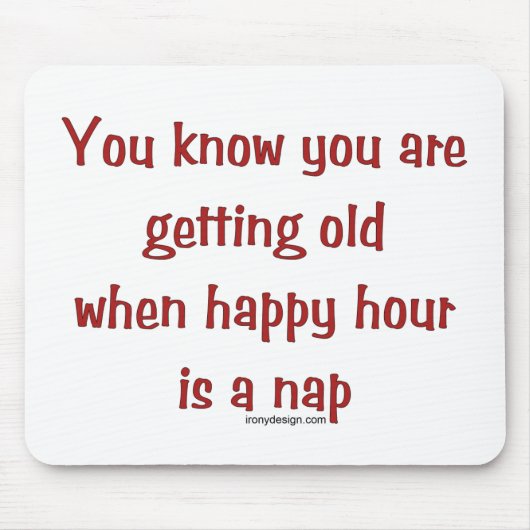 古くなること マウスパッド (正面)