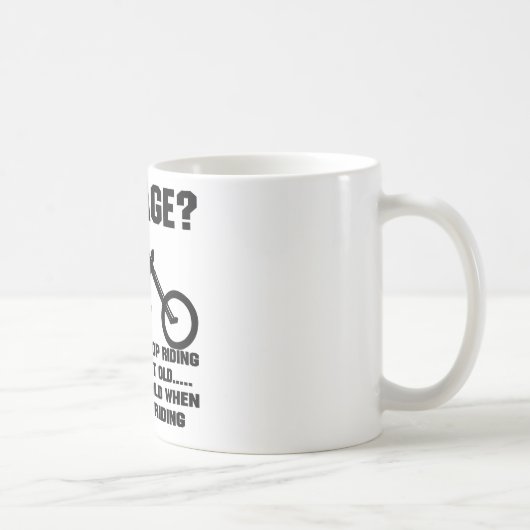 古くなる古くなるとき乗ることを止めません コーヒーマグカップ (右)