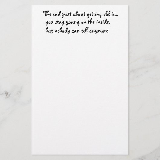古くなる悲しい部分は文房具 便箋 (正面)