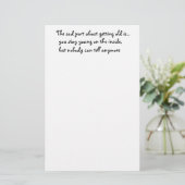 古くなる悲しい部分は文房具 便箋 (スタンド正面)