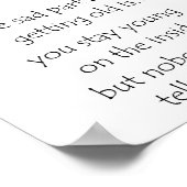 古くなる悲しい部分 ポスター (角)