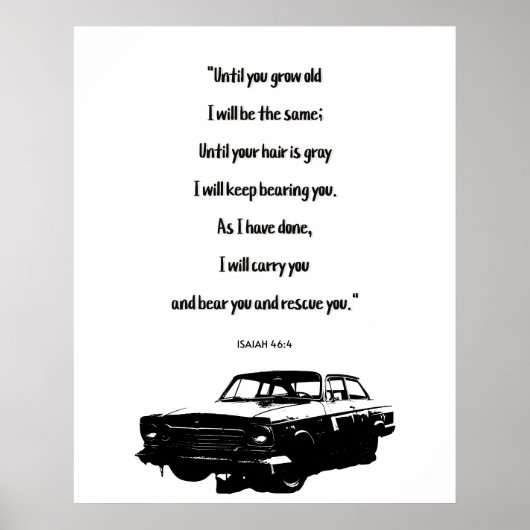 古くなる ポスター (正面)