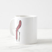 古くな中国のったドライソーセージ コーヒーマグカップ (正面左)