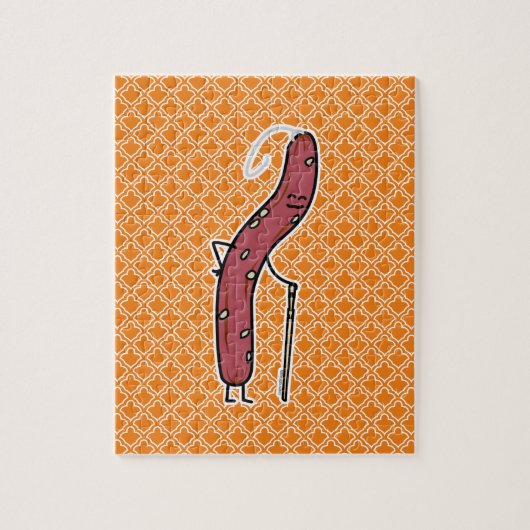 古くな中国のったドライソーセージ ジグソーパズル (縦)