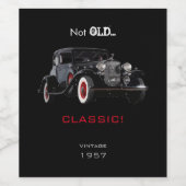 古くはないがクラシックワインボトルラベル ワインラベル (シングルラベル)