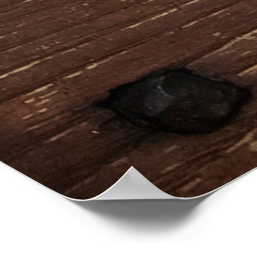 古くみすぼらしい戸口色彩の鮮やかが錆び付いている詳細 ポスター (角)