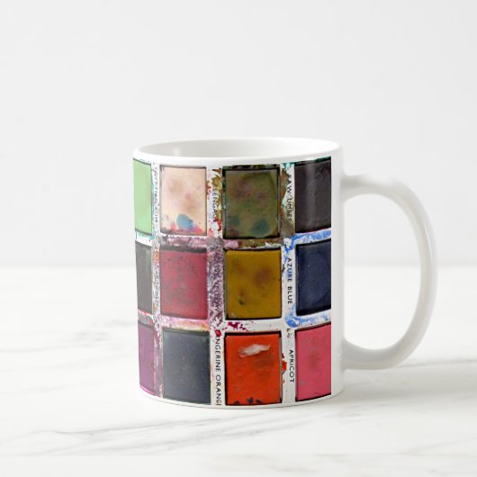 古くグランジなペンキ コーヒーマグカップ (右)