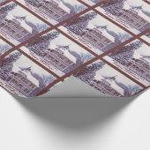 古くビクトリアンな家 ラッピングペーパー (角)