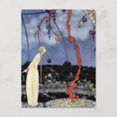 古くフランスのなおとぎ話: すばらしい美しいの木 ポストカード (正面)