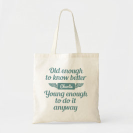 "古く及び若い"名前をカスタムするのトートバック トートバッグ