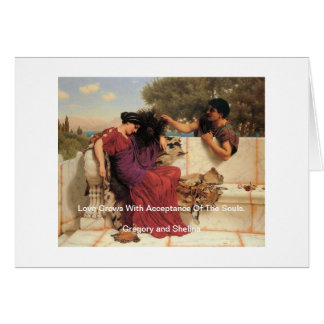 古く古い物語のギリシャ人のカップル