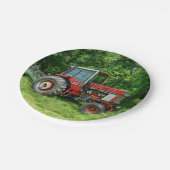 古く国際的なトラクター ペーパープレート (アングル)