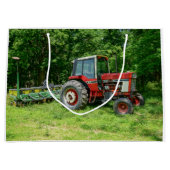 古く国際的なトラクター ラージペーパーバッグ (正面)