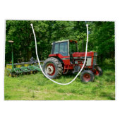 古く国際的なトラクター ラージペーパーバッグ (裏面)