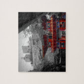 古く日本のな寺院 ジグソーパズル (縦)