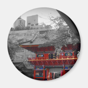 古く日本のな寺院 マグネット
