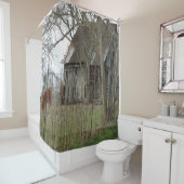 古く旧式な納屋 シャワーカーテン (インサイチュ)