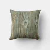 古く素朴な木 クッション (裏面)