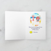 古く結婚したなカップルのための心からの記念日カード カード (内部)