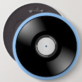 古く記録的な円形ボタン 缶バッジ (正面&裏面)