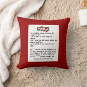 古く険しい十字の賛美歌の枕 クッション (ブランケット)