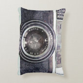 古く黒いカメラ アクセントクッション (裏面(縦))