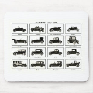 古く、クラシックな車(レトロの自動車): ヴィンテージ車 マウスパッド