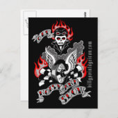 古く、騒々しく及び遅い(色) ポストカード (正面/裏面)