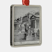 古さのローマのフォーラム メタルオーナメント (右)