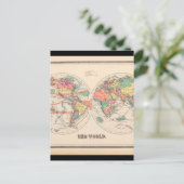 古さの老人の世界地図20_Maps ポストカード (スタンド正面)