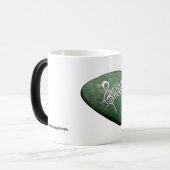 古さびの緑の変形させるマグ モーフィングマグカップ (正面左)