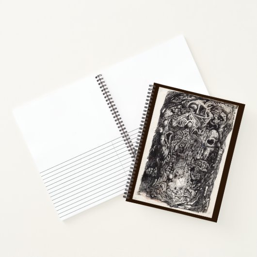 古の者たち、墨絵 ノートブック (内部)