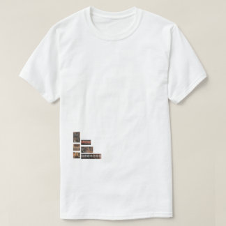 古びたものたち ― Hem Print T-Shirt Tシャツ