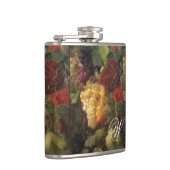 古ぶどうブドウ園ぶどう及びぶどうつる植物モノグラム フラスク (右)