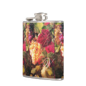 古ぶどうブドウ園ぶどう及びぶどうつる植物モノグラム フラスク (左)