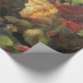 古ぶどうブドウ畑ワイン試飲パーティー ラッピングペーパー (角)