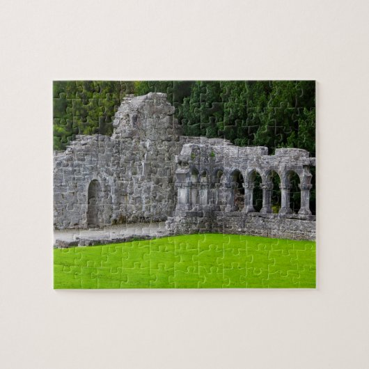古アイルランドの修道院 ジグソーパズル (横)