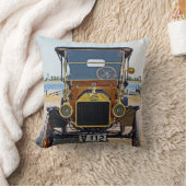 古カッコいい車の枕！ クッション (ブランケット)