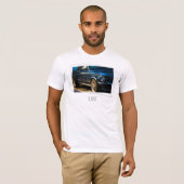 古クラシック車フォトTシャツトップ Tシャツ (正面フル)