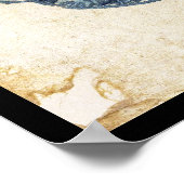 古クールヴィンテージ浮世絵芸妓 ポスター (角)